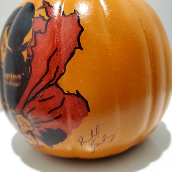 Hand-Drawn Spawn Pumpkin Decoration - Picture 3 of 3
